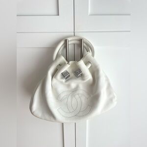 CHANEL BRAND‎ NEW “Dice Handbag” White Leather